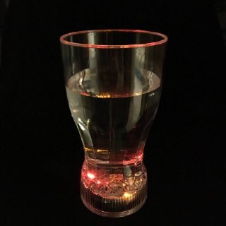 Стильный мерцающий стакан для коктейлей Fancy Light Glass, 1 шт