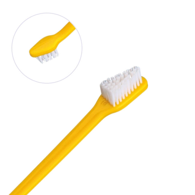 набор_двусторонних_зубных_щеток_для_собак_htbrush_htb032_8_шт_желтые_красные