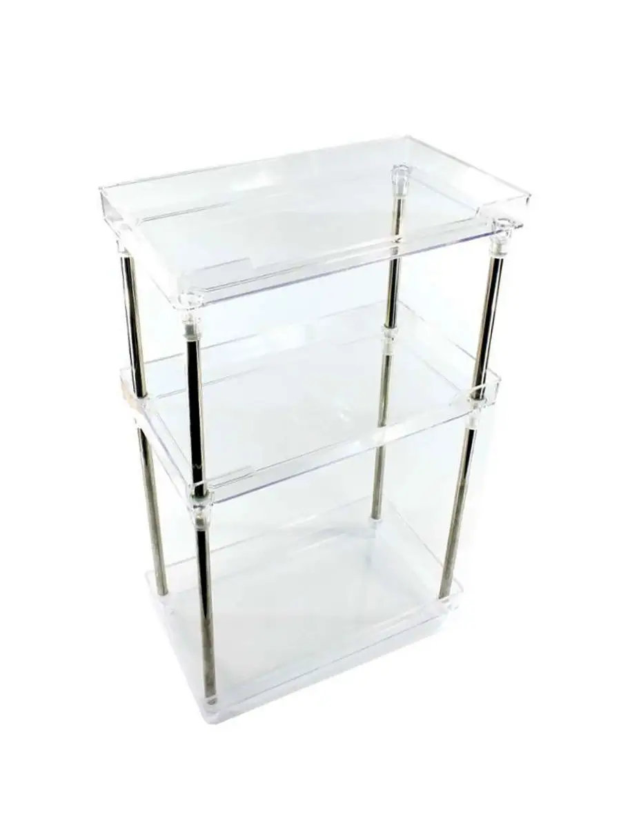 Акриловая 3х-ярусная этажерка Omnip Tent, 32х12х52 см