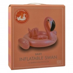 Надувной детский круг ФЛАМИНГО Baby Inflatable Swan