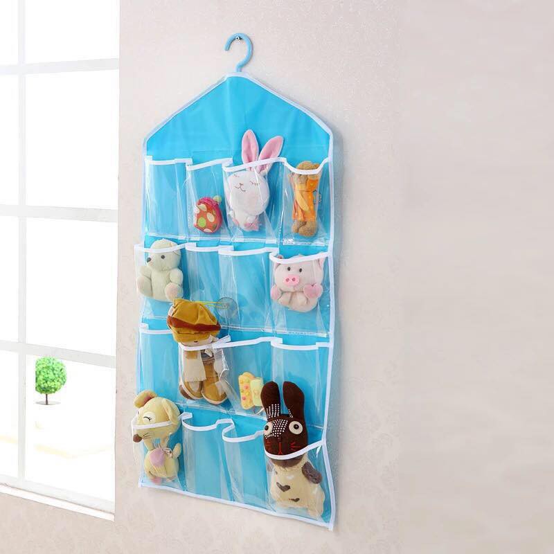 подвесной-органайзер-на-16-карманов-голубой-оптом