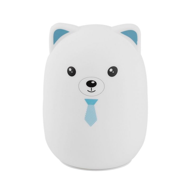 мягкий_силиконовый_ночник_colorful_silicone_lamp_мишка_с_голубым_галстуком
