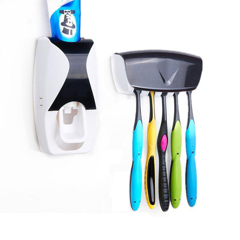 автоматический_дозатор_зубной_пасты_с_держателем_для_щеток_черный