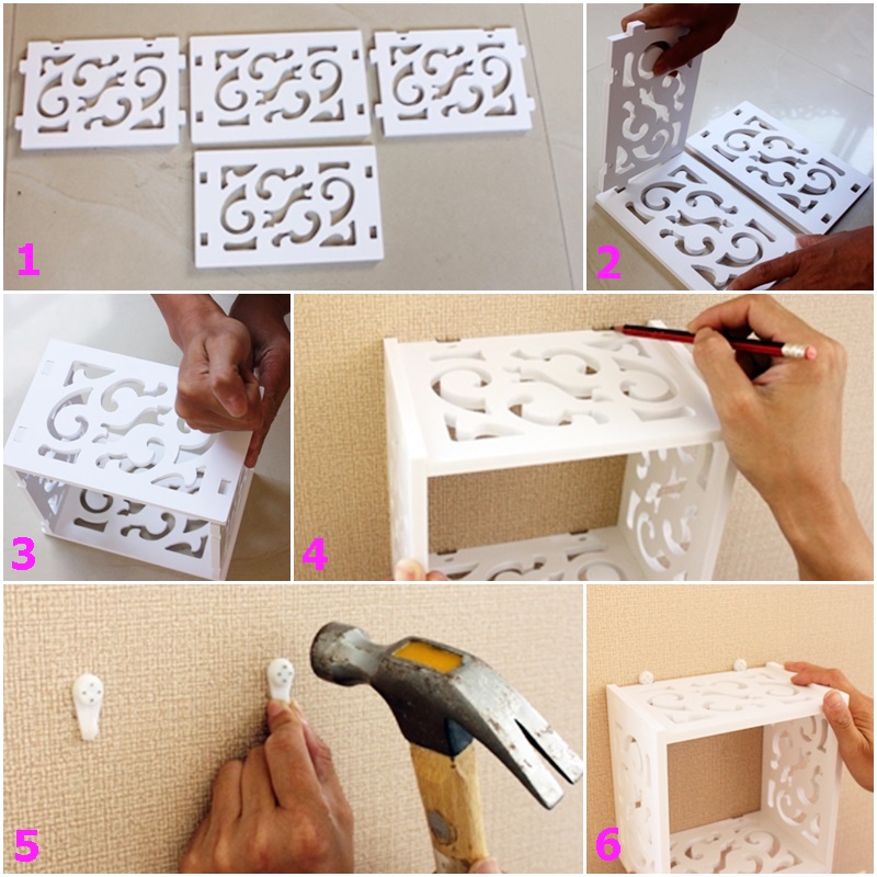 настенная-полка-куб-сборка