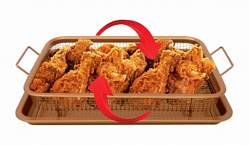 Сетка-корзинка для духовки, фритюра и барбекю Crispy Tray