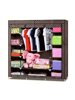 Складной каркасный тканевый шкаф