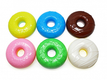 00027010 Слайм Цветной Пончик