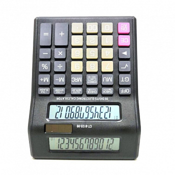 Бухгалтерский настольный 12-разрядный калькулятор с двойным дисплеем  Kaerda CT-8122
