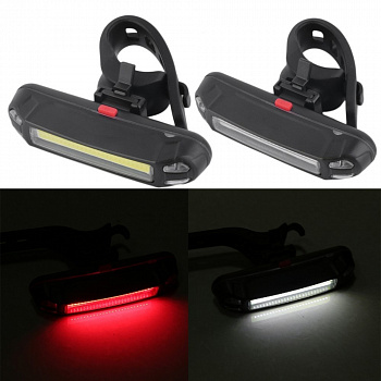 00016556 Ходовая велосипедная фара USB Rechargeable Head Light 100 Lumens+