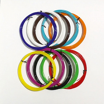 Набор пластика для 3D ручки 5 м, 10 цветов