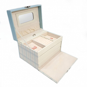 00021755 Шкатулка для ювелирных изделий Сундучок Be You, 20х15х14 см 00021755 Шкатулка для ювелирных изделий Сундучок Be You, 20х15х14 см