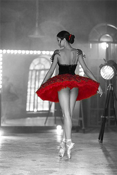 Алмазная мозаика картина стразами Балерина, 40х50 см Алмазная мозаика картина стразами Балерина, 40х50 см