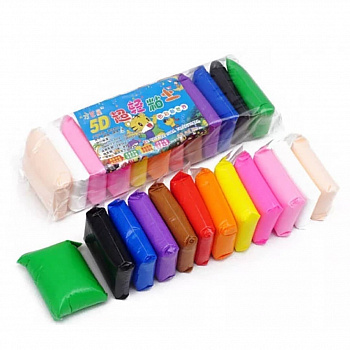 Полимерная масса для лепки Super Clay, 12 цветов