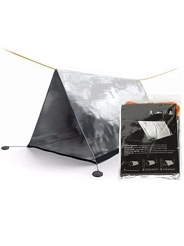 Аварийный тент-труба светоотражающий Emergency Tube Tent, 240x150x90 см