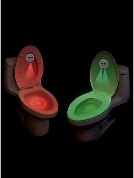LED Подсветка для унитаза с датчиком движения освещение туалета