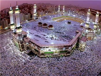 Алмазная мозаика картина стразами Мечеть аль-Харам, 30х40 см