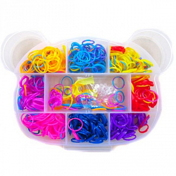 Набор резиночек для плетения c рогаткой Rainbow Loom