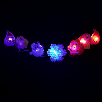 00011967 Новогодние светящиеся кольца Flashing Ornaments