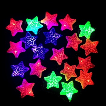 Электрическая новогодняя гирлянда Звёзды, 5 м