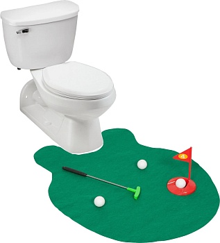 Гольф для игры в туалете Toilet Golf Гольф для игры в туалете Toilet Golf