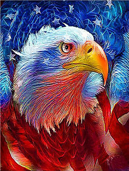Алмазная мозаика картина стразами Орёл, 40х50 см Алмазная мозаика картина стразами Орёл, 40х50 см