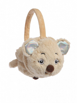 00033990 Наушники утепленные меховые для девочек "Панда"