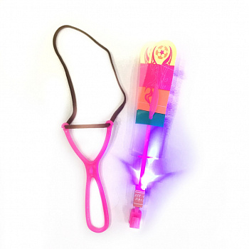 00011818 Большой светящийся вертолетик с рогаткой