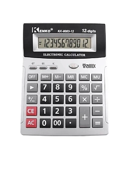 Настольный говорящий 12-разрядный калькулятор KENKO KK-8003-12