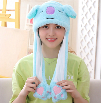 00028090 Светодиодная шапка с подвижными ушками Коала