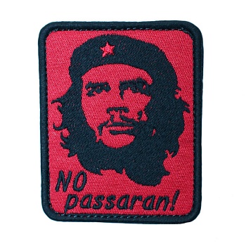 Шеврон на липучке Че Гевара "No Passaran"
