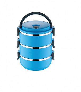 00006942 Термо ланч-бокс из нержавеющей стали, 2,1 л