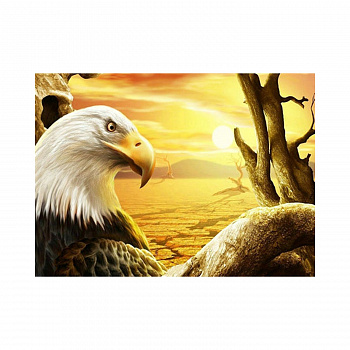Алмазная мозаика картина стразами Орёл, 40х50 см Алмазная мозаика картина стразами Орёл, 40х50 см