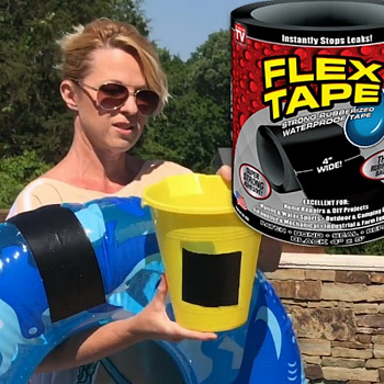 00009302 Сверхсильная клейкая лента Flex Tape 4" (10х152 см)