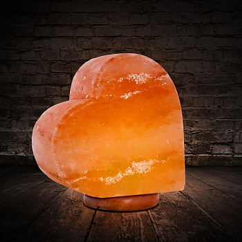 Солевая лампа Сердце Himalayan Salt Lamp heart Shape
