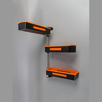 Настенная поворотная полка 3 яруса