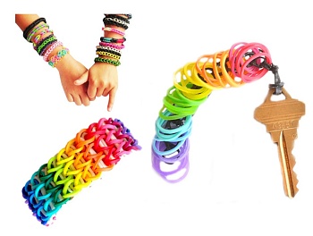 Набор резиночек для плетения со станком