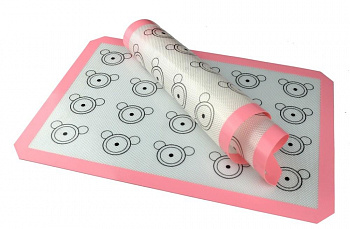 Армированный силиконовый коврик с разметкой на 20 ячеек, 42х29.5 см