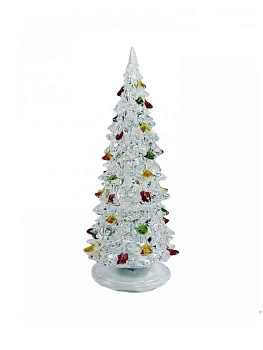 Светящаяся светодиодная ёлочка с шишками Marry Christmas 27 см.