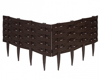 00039806 Садовое ограждение Ива, 2.4 м х 25 см