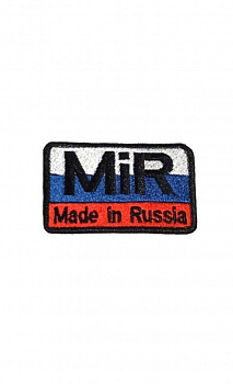Нашивка на липучке MiR RF, 8х5 см