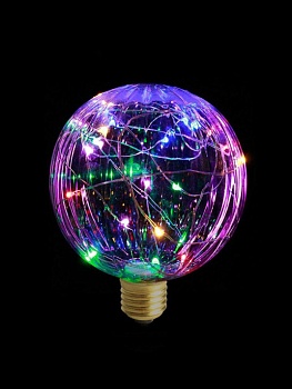 Лампа разноцветная "Тыква"