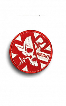 Нашивка на липучке Medic, 7 см