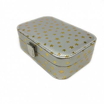00021758 Шкатулка для ювелирных изделий Звёздочки, 15х10х6 см