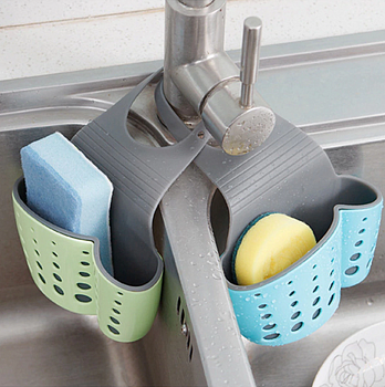 00027124 Подвесная полочка-органайзер для  раковины 2 в 1