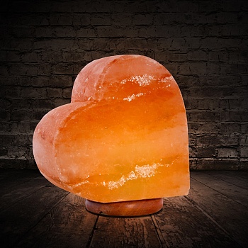 Солевая лампа Сердце Himalayan Salt Lamp heart Shape