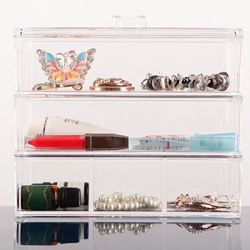 00018535 Акриловый органайзер для косметики Multi-Functional Storage Box QFY-3120