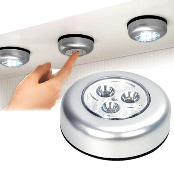 Светодиодные светильники на батарейках Stick and Click (Светлячки)