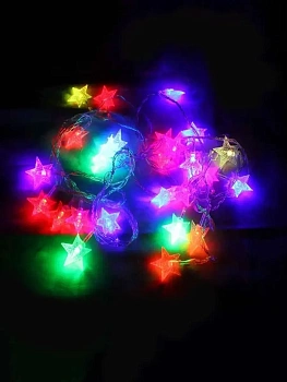 Светодиодная гирлянда Сетка с LED подсветкой Звезда, 3х0.5 м