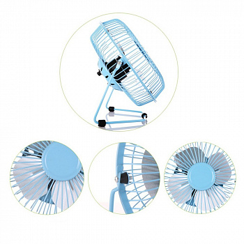 00015482 Настольный металлический USB-вентилятор Mini Fan