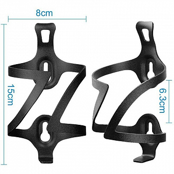 Велосипедный флягодержатель алюминиевый, 15х8 см Велосипедный флягодержатель алюминиевый, 15х8 см